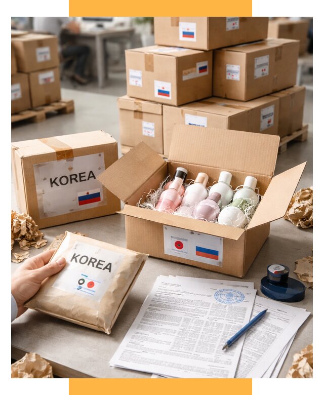 Доставка косметики из Кореи от 8654 р. под ключ | СетСервис-Ксп