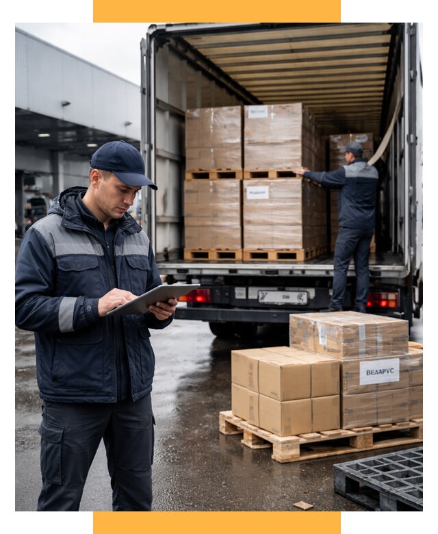Доставка грузов из Беларуси от 15272 р. логистика СетСервис-Ксп
