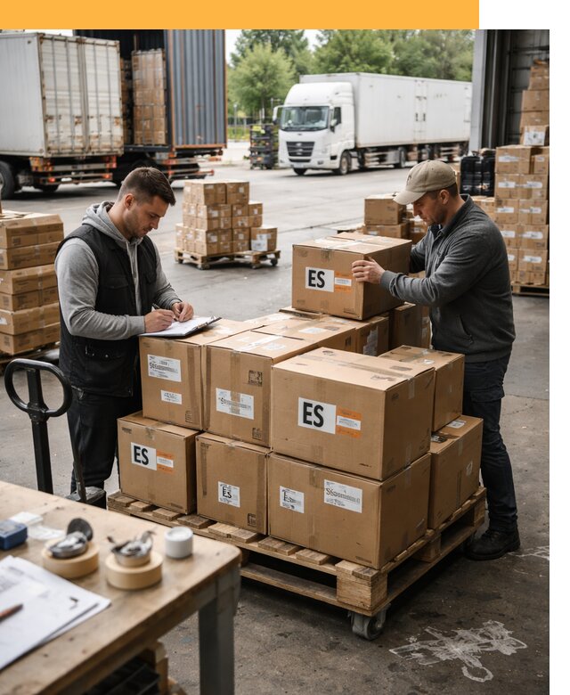 Доставка грузов в Испанию автотранспортом от 35634 руб