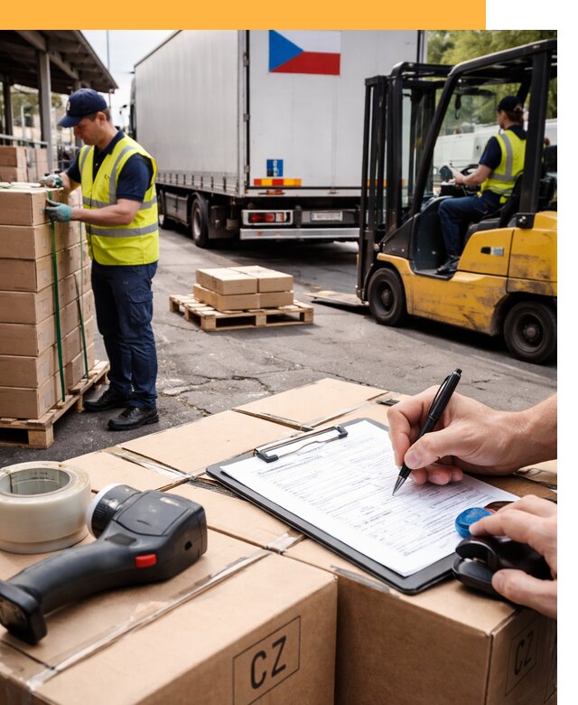 Доставка грузов в Чехию от 35634 руб, международные перевозки