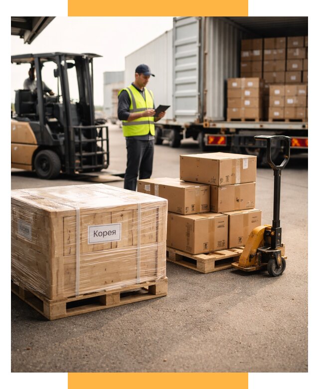 Доставка грузов в Корею из России от 35634 р. | СетСервис-Ксп