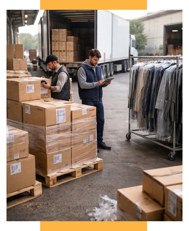 Перевозка и доставка одежды из Китая от 7636 р., СетСервис-Ксп