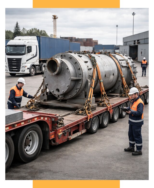 Перевозка тяжеловесных грузов под ключ от 152715 р. | СетСервис-Ксп