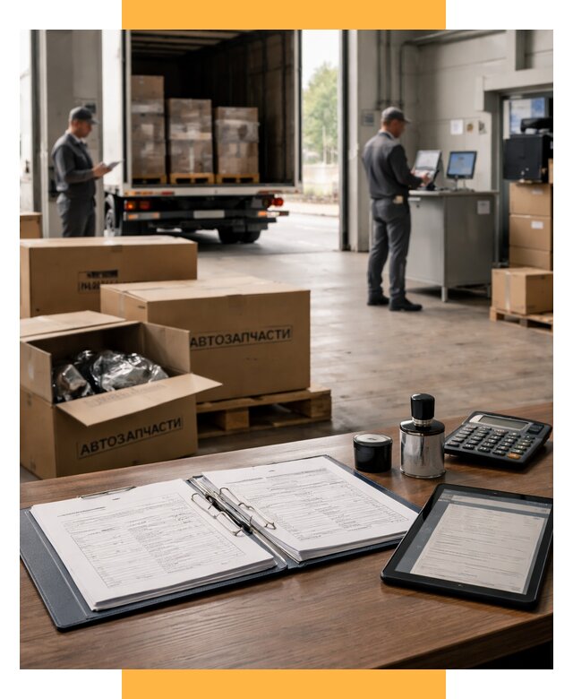 Таможенное оформление автозапчастей под ключ от 8654 р., СетСервис-Ксп
