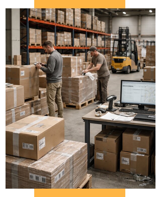 Склад консолидации в Европе от 6618 р., услуги СетСервис-Ксп