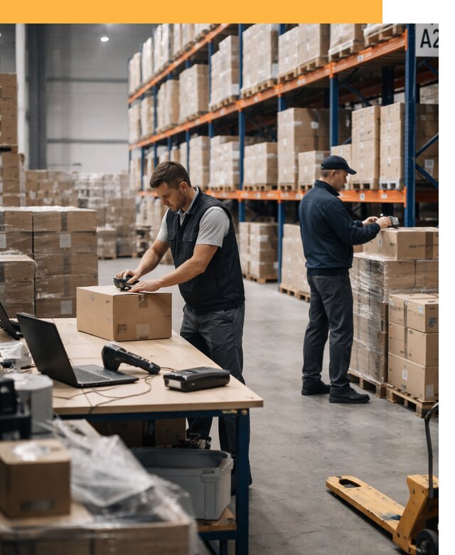 Склад консолидации в Европе: хранение, сортировка от 6618